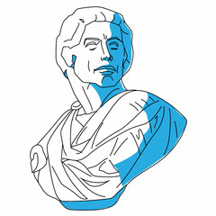 ブルータスの石膏像