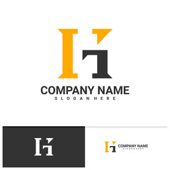 Letter H G logo vector template, Creative G H logo design concepts