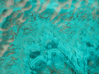 turquoise tiled marble with abstract pattern
