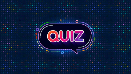 Quiz symbol, Contest, Question Answer game, Challenge, Glittering Background, Speech bubble, Ask, Problem, Solution