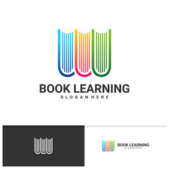 Learning Book logo vector template, Creative Book logo design concepts
