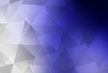 Fototapeta premium Light Purple vector polygonal pattern.