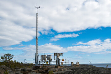 Measurement station for weather.