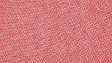 Fototapeta premium Light red woven surface close-up. Linen texture. Fabric background. Textured braided simple wallpaper