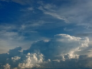 blue sky with clouds