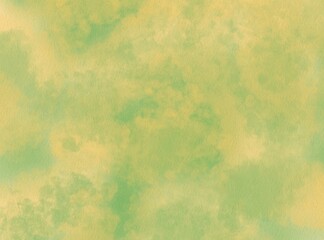 green yellow colorful hand drawn abstract watercolor paint background