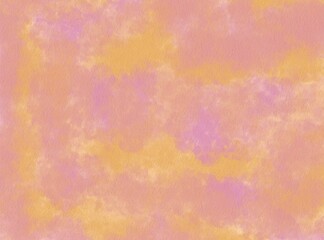 pink orange colorful hand drawn abstract watercolor paint background