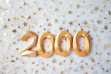 2000 followers card. Template for social networks, blogs. Festive Background Social media celebration banner. 2k online community fans. 2 two thousand subscriber