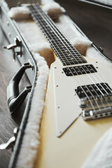 Fototapeta premium Electric guitar in the case
