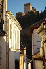 spagna, andalusia, granada, alhambra, alcazaba