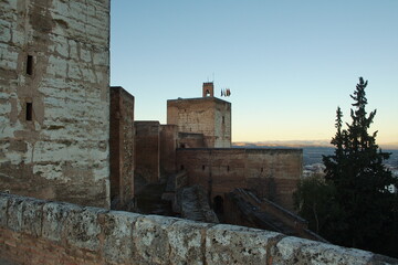 Spagna,Andalusia,Granada, Alhambra,Alcazaba