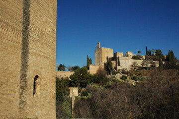 Spagna,Andalusia,Granada, Alhambra,Alcazaba