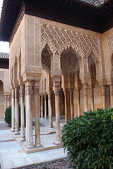 Granada, Alhambra, the Patio of the Lions