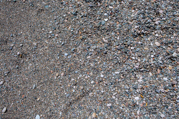 Clean sand on the beach