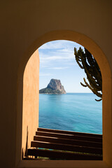 Landscape of the Calpe beach, penon de ifach, costa blanca, Spain