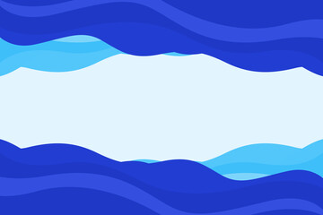 blue shade wave curve style abstract background