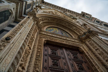 Historic facade of the cathedral