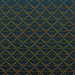 Fototapeta premium Luxury gold and black quilted background design