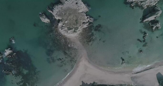 bird's eye spin to sile beach