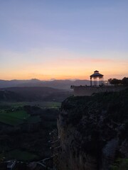 La vega de Ronda al atardecer 