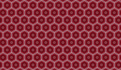 Trendy Seamless Pattern, Abstract Background. Tileable Geometric Grunge Repetitive Retro Wallpaper. Bizarre Art Illustration