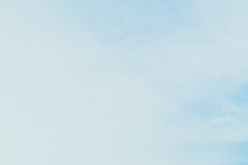 Summer blue sky cloud gradient light white background. Beauty clear cloudy in sunshine calm bright winter air bacground. cyan landscape in Phuket Thailand.
