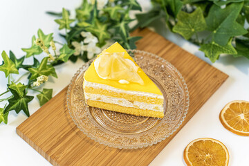 夏みかんのショートケーキ