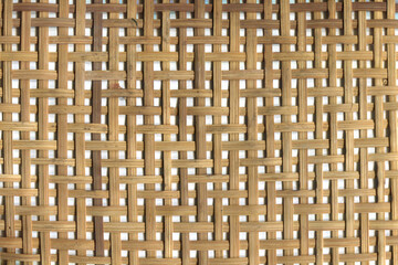 Basketry texture background, Bamboo basketry pattern - obrazy, fototapety, plakaty