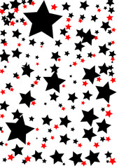 star background with many small multicolor star.