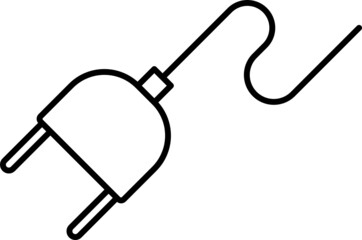 Plug outline icon