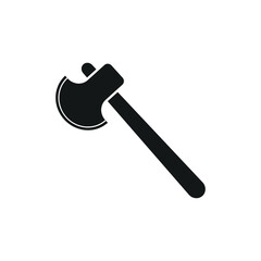 ax icon vector. tools for cutting wood, carpentry tools, and so on. simple flat template