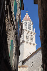 Church of St. Nicholas in the old town of Trogir, Dalmatia , Croatia