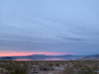 Obraz premium sunset in the mountains