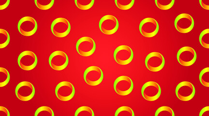 Seamless pattern circle logo icons. Circle logo in gradients background. 