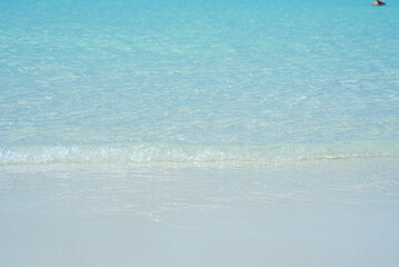 Waves of the sea on the sandy beach, Koh Larn, Pattaya, Thailand
