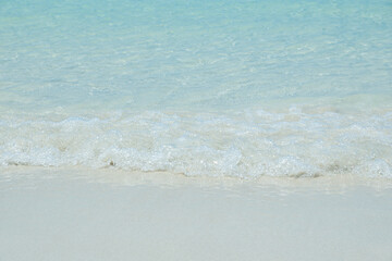 Waves of the sea on the sandy beach, Koh Larn, Pattaya, Thailand