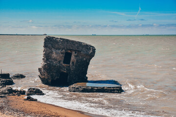 Ruins in the sea