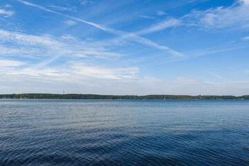 Peaceful lake landscape