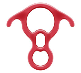 carabiner equipment for mountaineering vector illustration