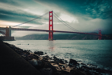 Golden gate bridge in San Francisco, California