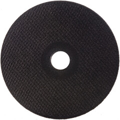 grinding wheel close-up on a white background