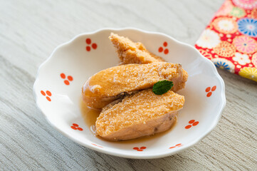 子持ちカレイの卵