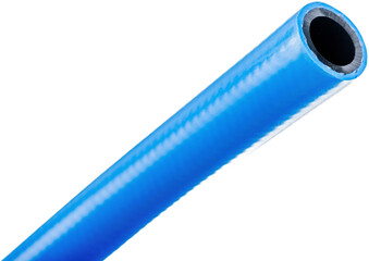 hose with fitting on a white background