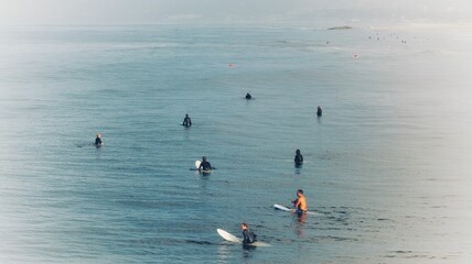 waiting for the waves