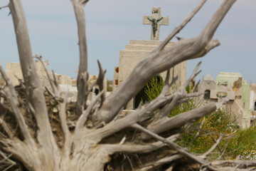 cementerio en ruinas - epecuen