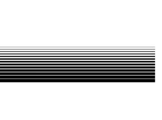 Stripe of black thin lines on a white background. Modern striped pattern. Vector illustration