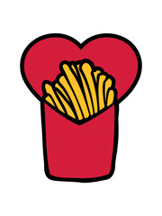 French Fries Love 