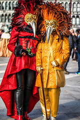 Masken spiel in Venedig