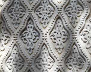 Photo background oriental white ornament