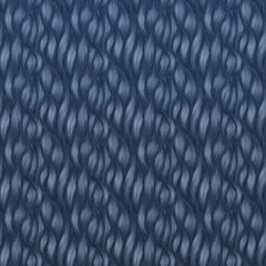 Abstract blue curly hair texture pattern background.